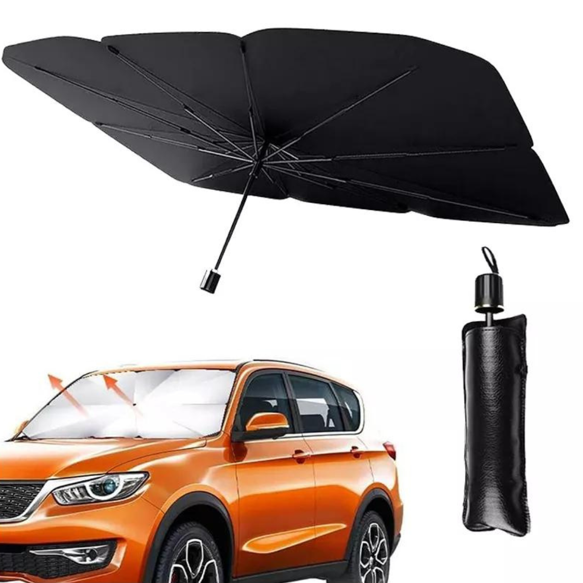 Parasol Plegable para Auto Retráctil - SUNGUARD