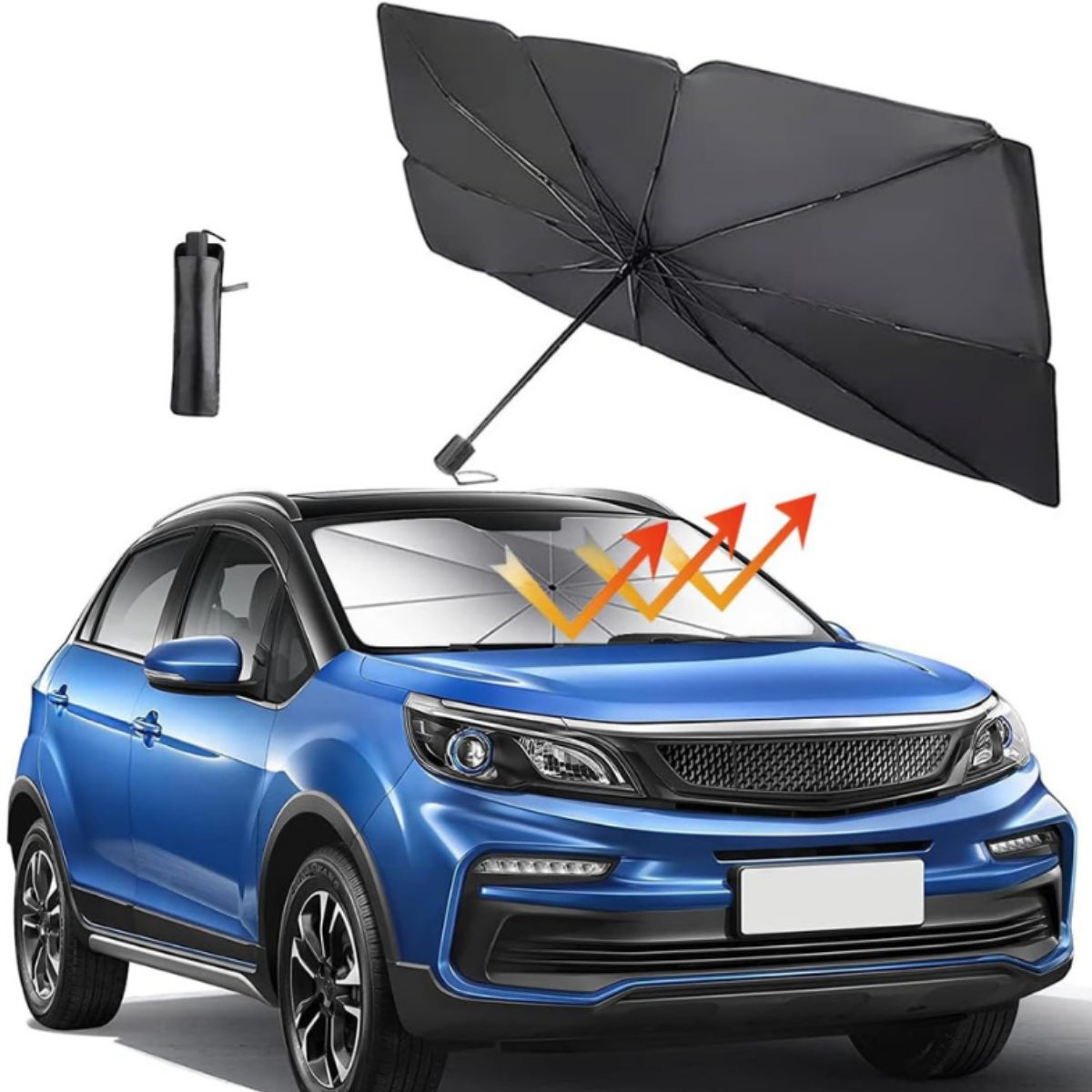 Parasol Plegable para Auto Retráctil - SUNGUARD